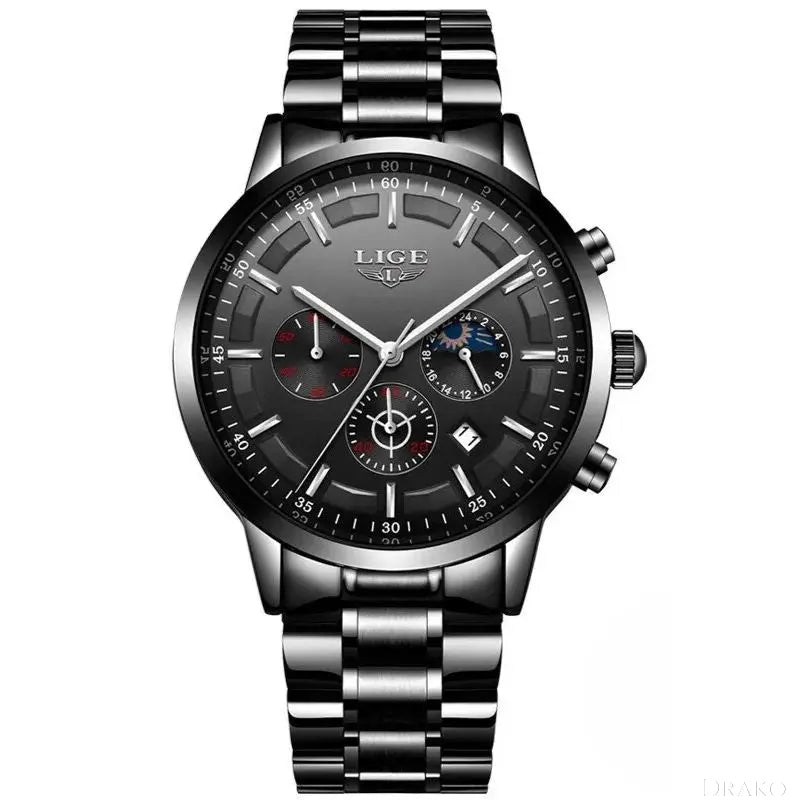 LIGE - Bold  Drako Watches Men's Watches