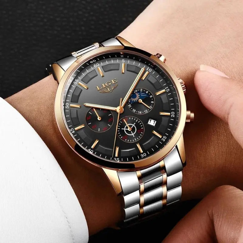 LIGE - Bold  Drako Watches Men's Watches