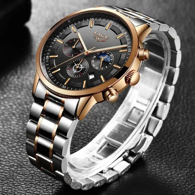 LIGE - Bold  Drako Watches Men's Watches