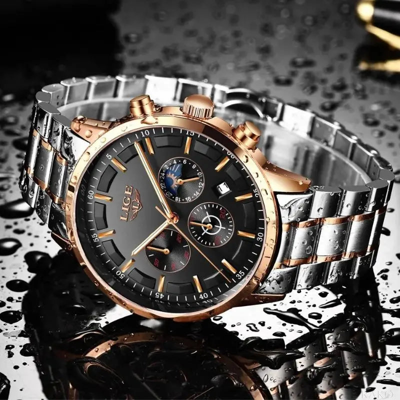 LIGE - Bold  Drako Watches Men's Watches