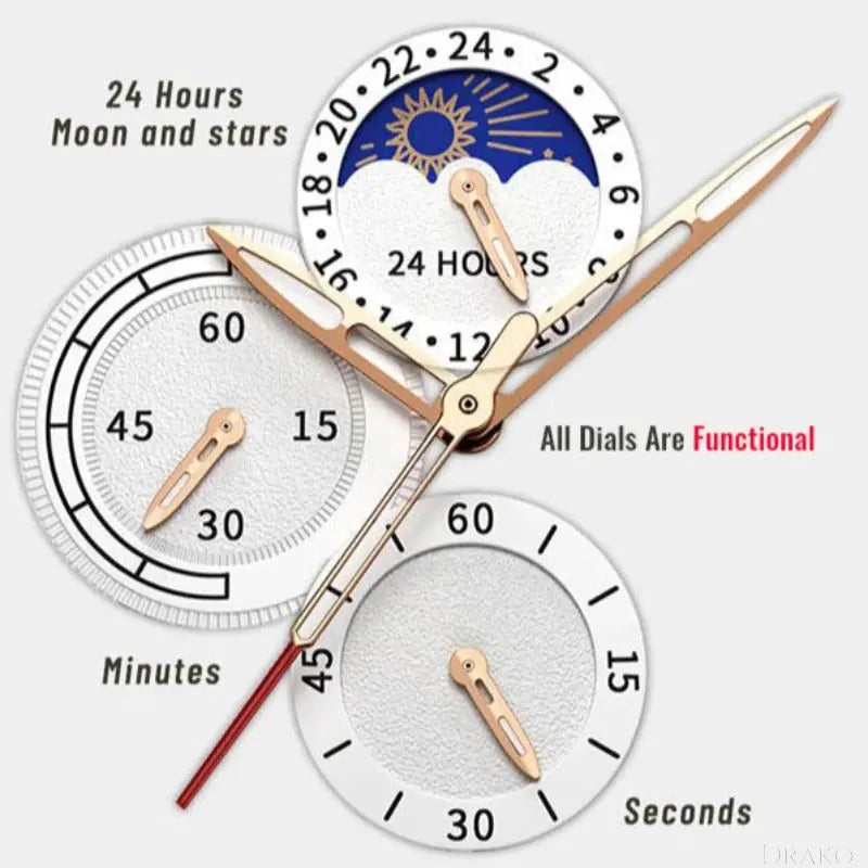 LIGE - Classic Sports Watch  Drako Watches Men's Watches