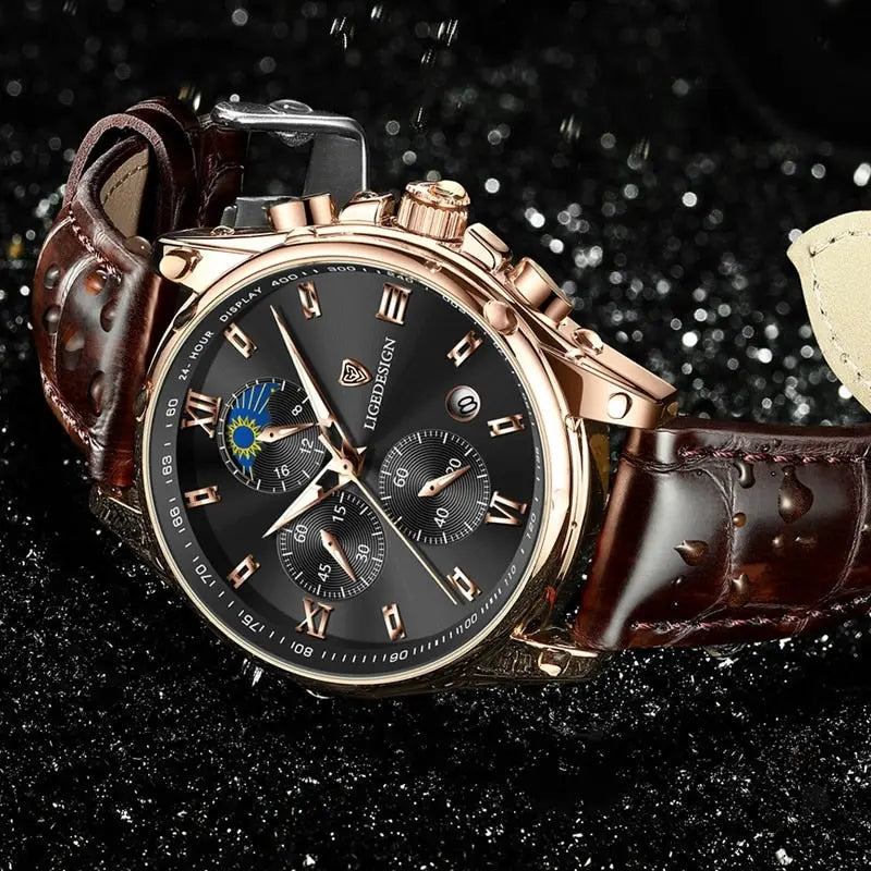 LIGE - Commander Drako Watches Men's Watches