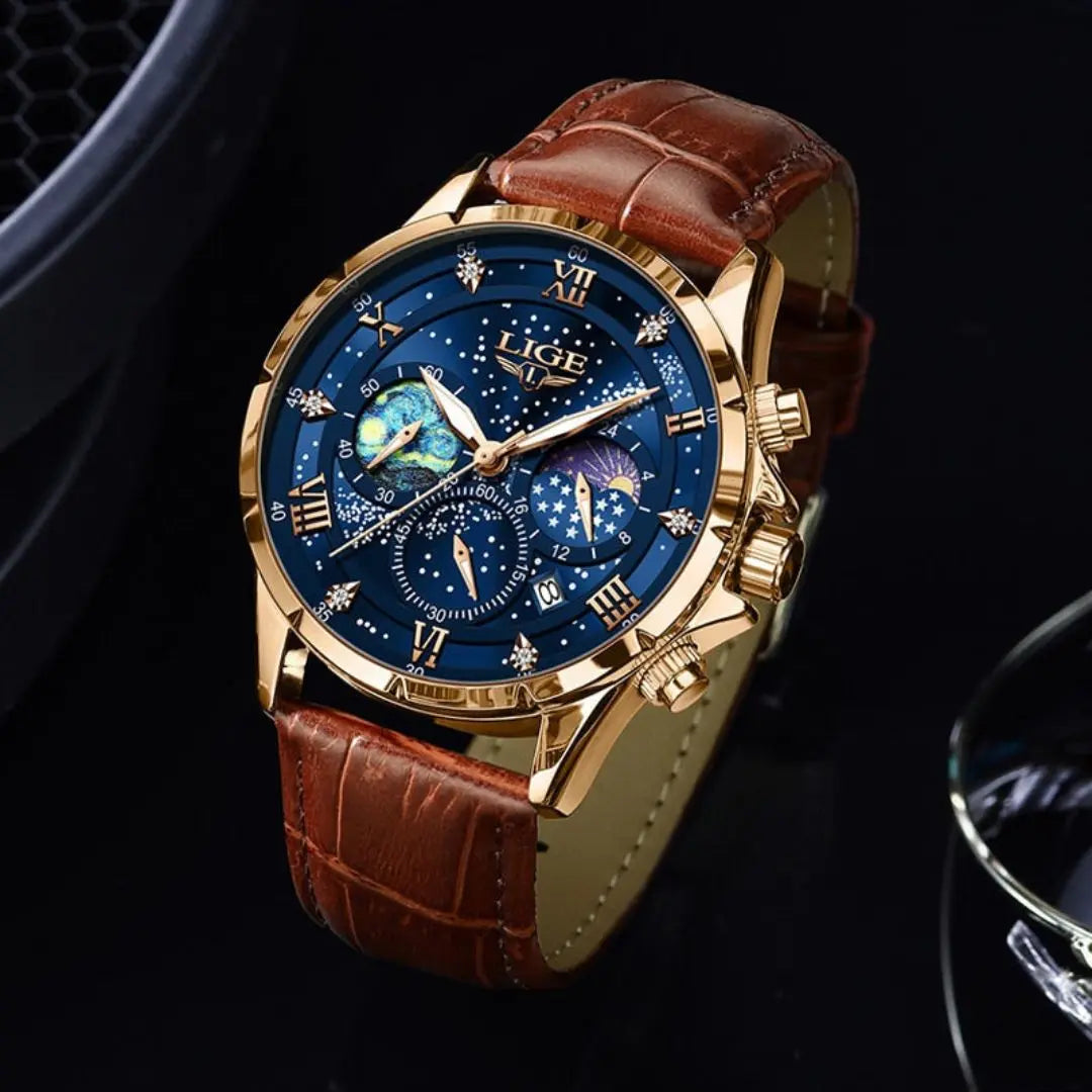 LIGE - Crest Drako Watches Men's Watches