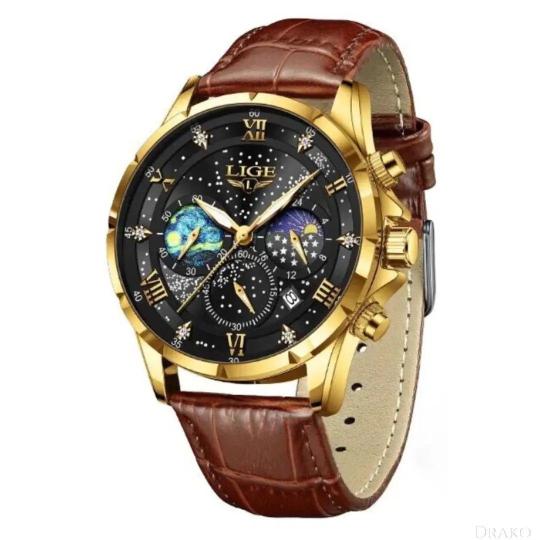 LIGE - Crest Drako Watches Men's Watches