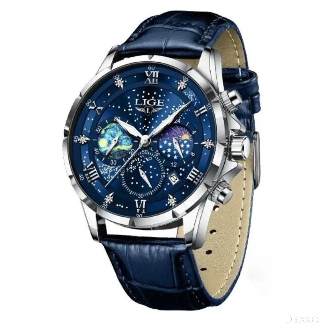 LIGE - Crest Drako Watches Men's Watches