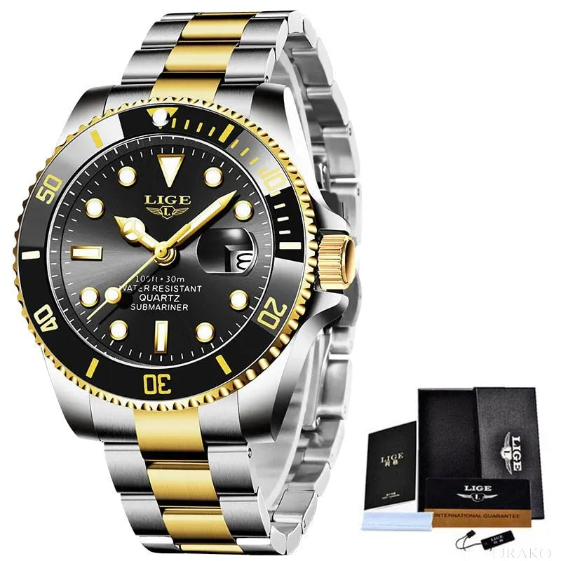 LIGE - DiveMaster Drako Watches Men's Watches