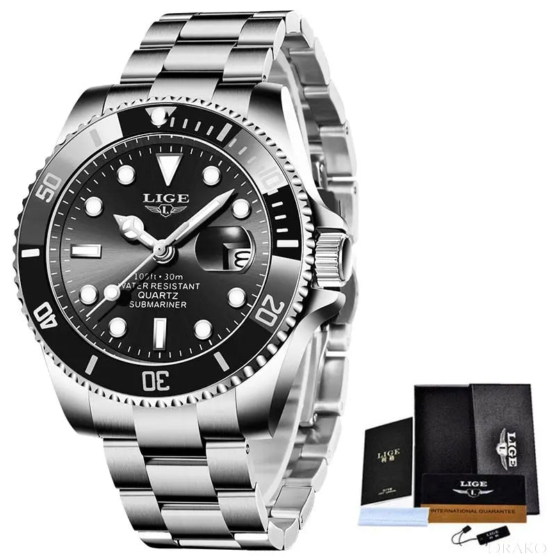 LIGE - DiveMaster Drako Watches Men's Watches