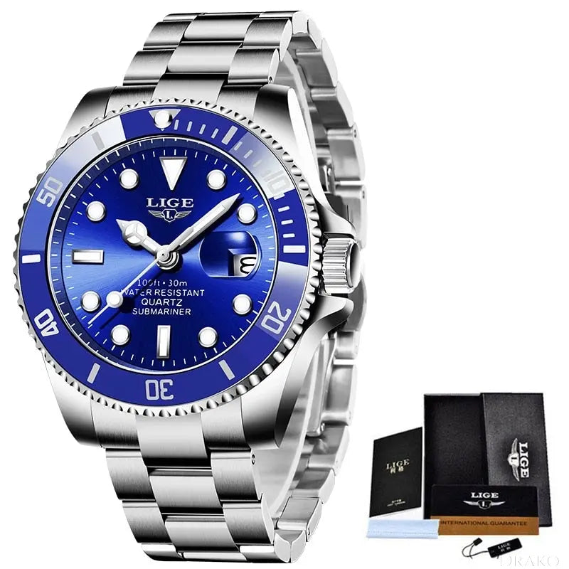 LIGE - DiveMaster Drako Watches Men's Watches