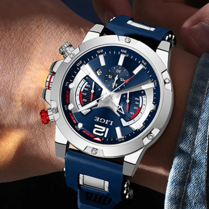 LIGE - Gunner  Drako Watches Men's Watches