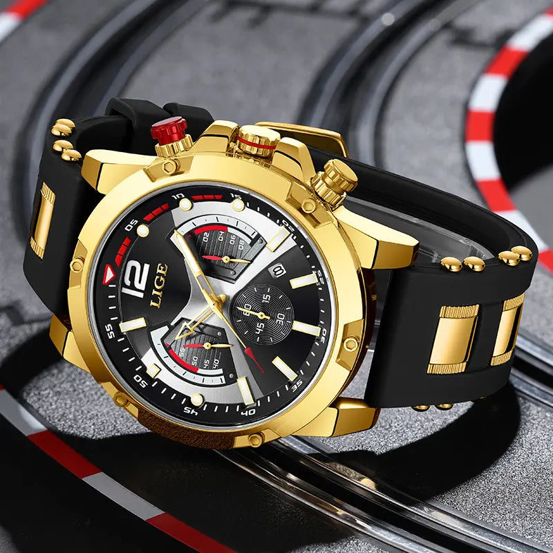 LIGE - Gunner  Drako Watches Men's Watches