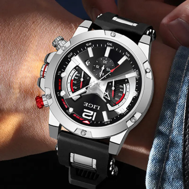 LIGE - Gunner  Drako Watches Men's Watches