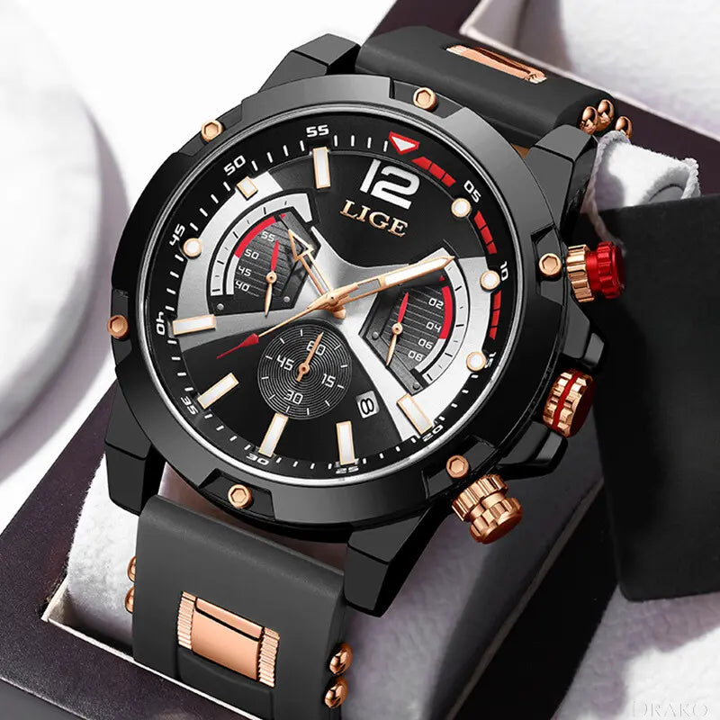 LIGE - Gunner  Drako Watches Men's Watches