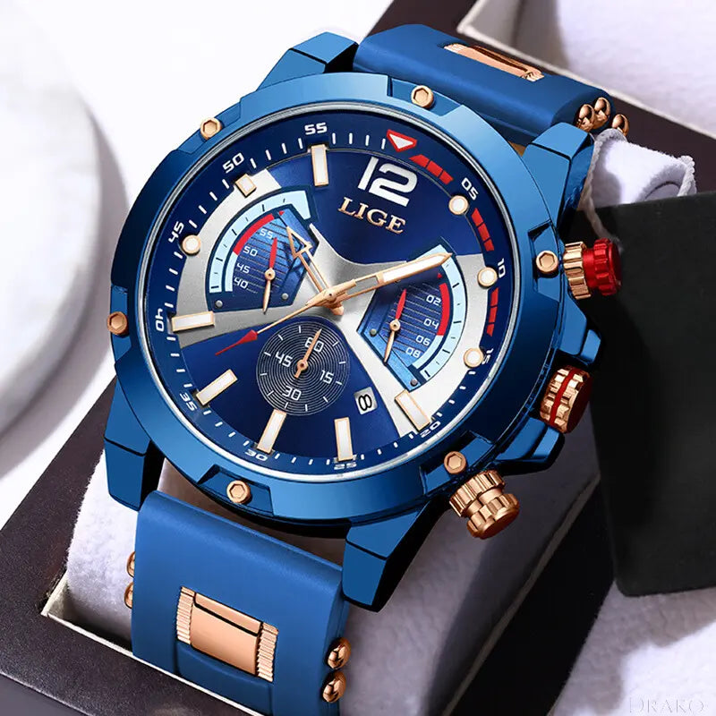 LIGE - Gunner  Drako Watches Men's Watches