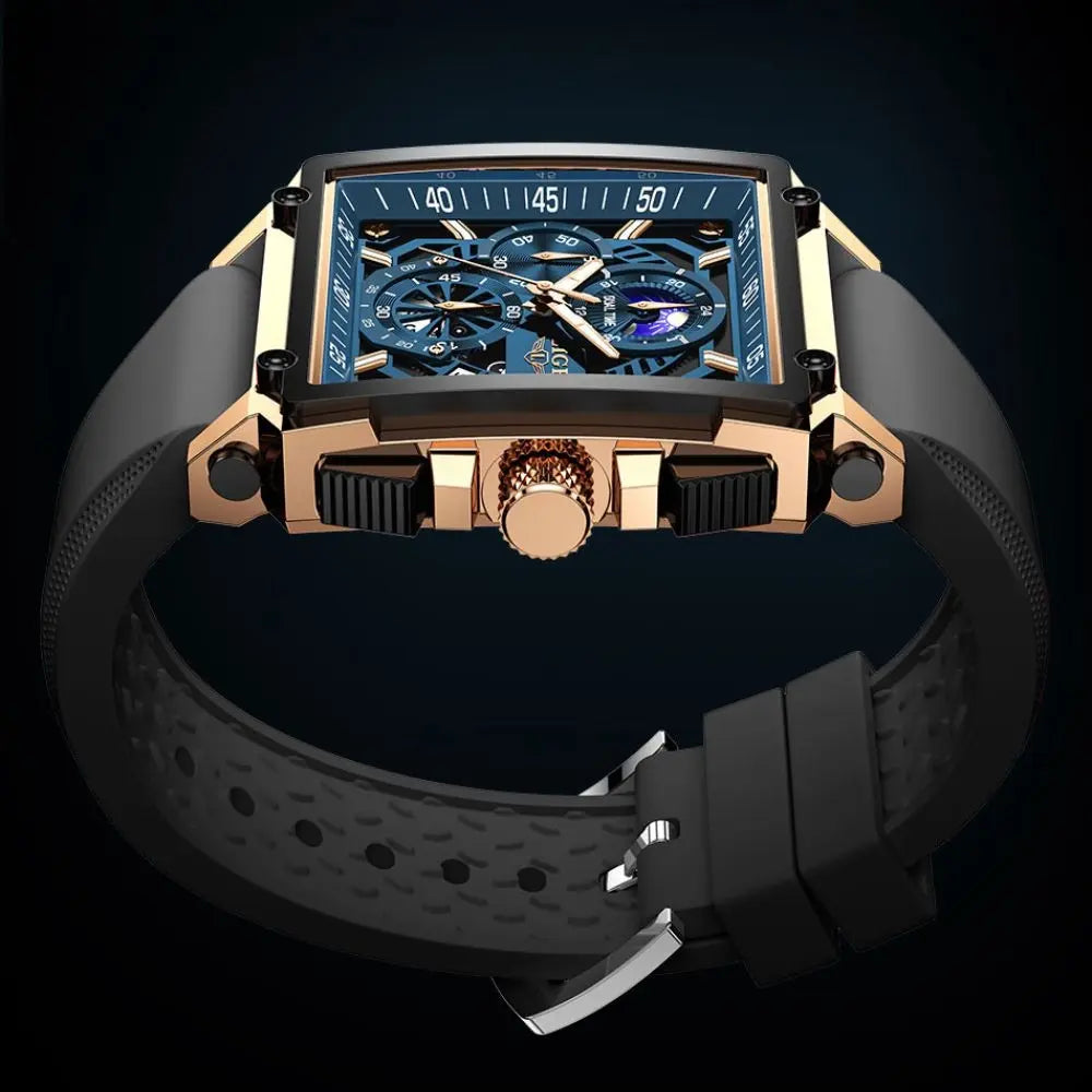 LIGE - Hollow Temple Drako Watches Men's Watches