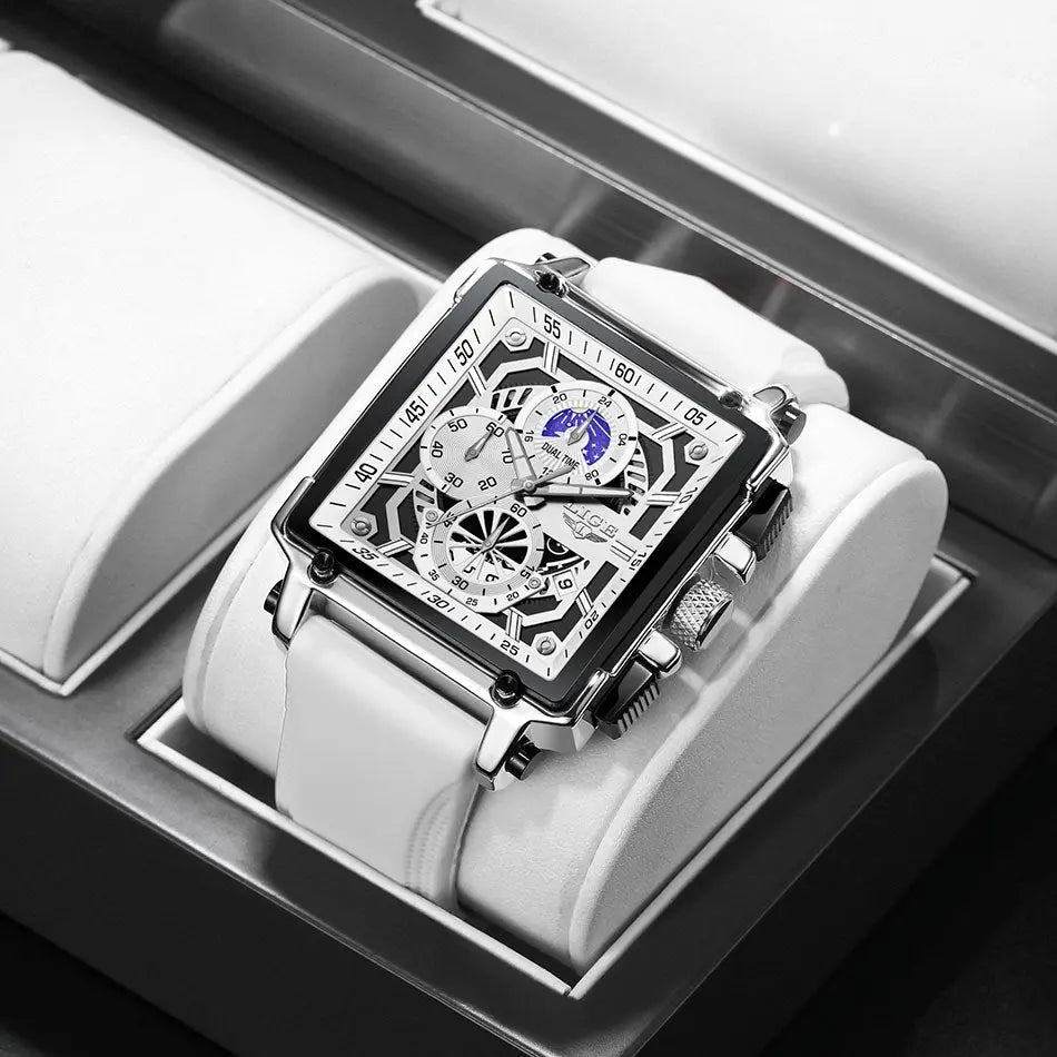 LIGE - Hollow Temple Drako Watches Men's Watches