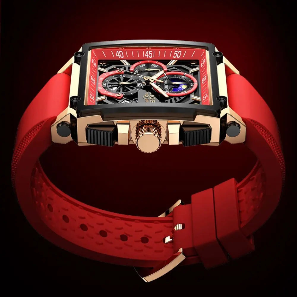 LIGE - Hollow Temple Drako Watches Men's Watches