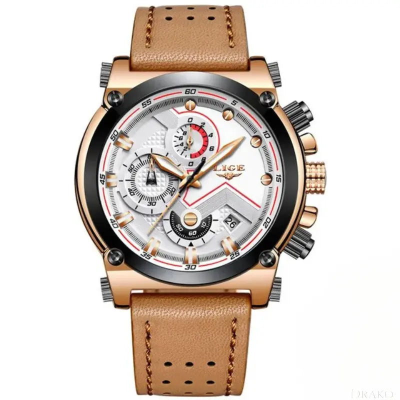 LIGE - Leatherman  Drako Watches Men's Watches