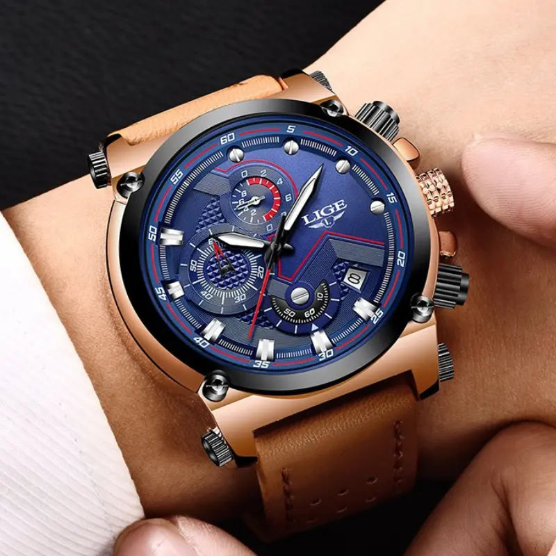 LIGE - Leatherman  Drako Watches Men's Watches