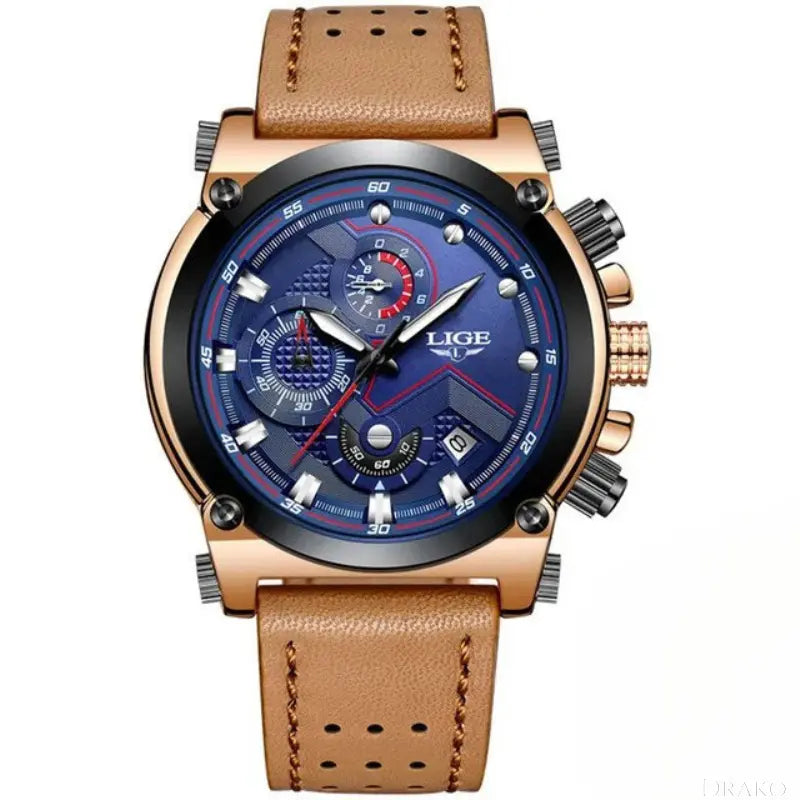 LIGE - Leatherman  Drako Watches Men's Watches