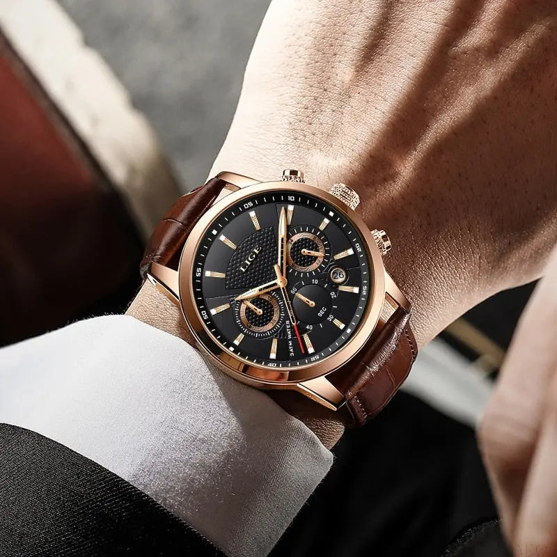 LIGE - Minimal Drako Watches Men's Watches