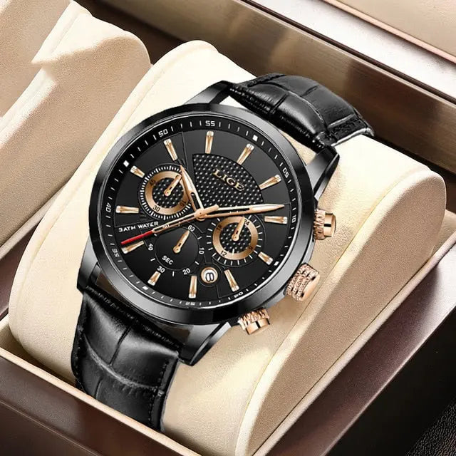 LIGE - Minimal Drako Watches Men's Watches