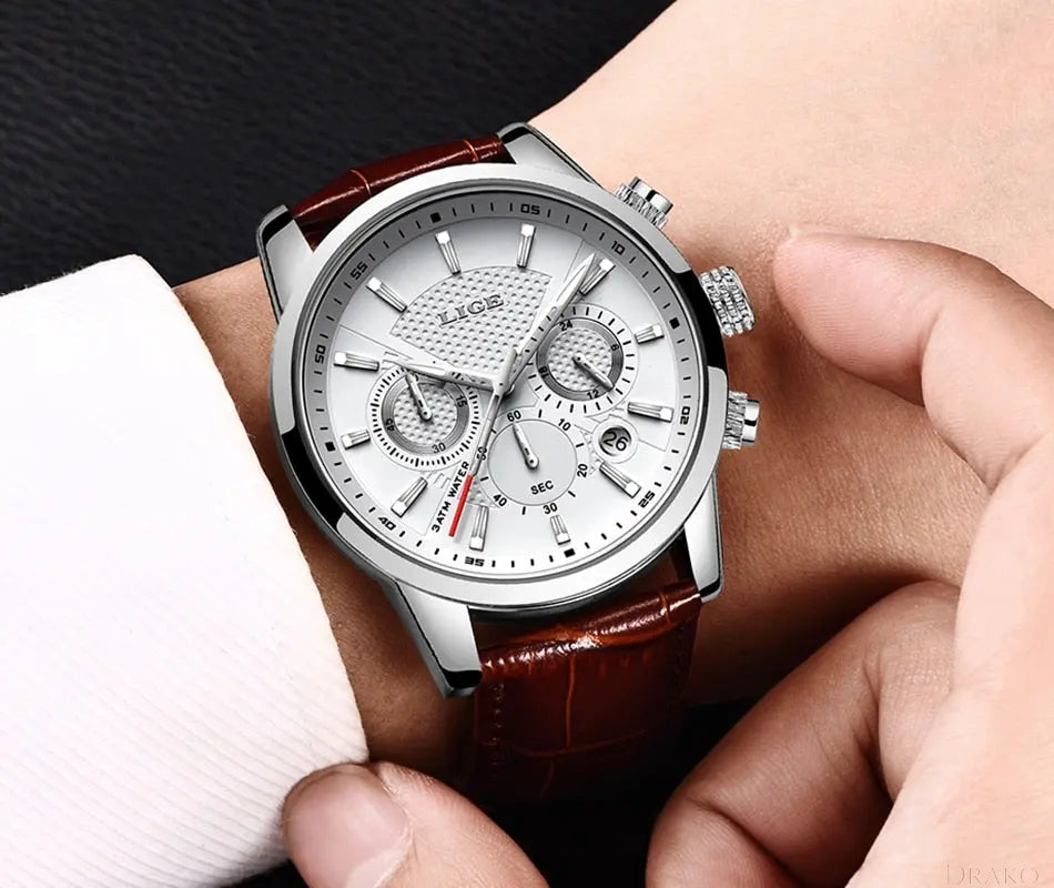 LIGE - Minimal Drako Watches Men's Watches