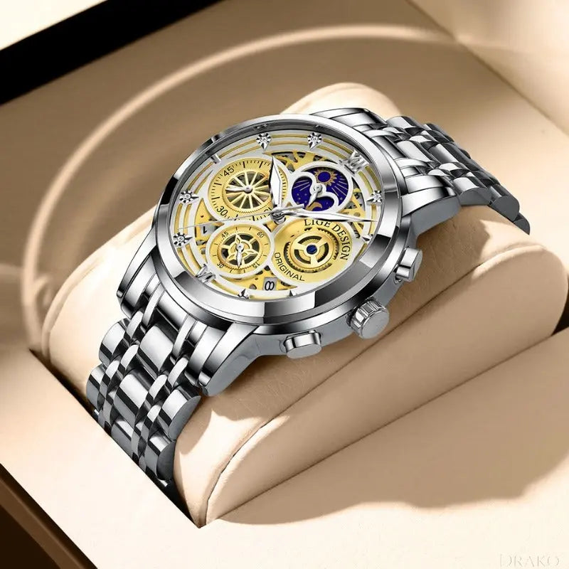 LIGE - New Balance Drako Watches Men's Watches