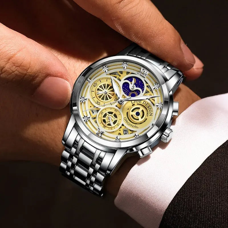LIGE - New Balance Drako Watches Men's Watches