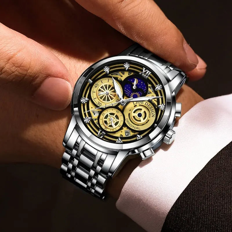 LIGE - New Balance  Drako Watches Men's Watches