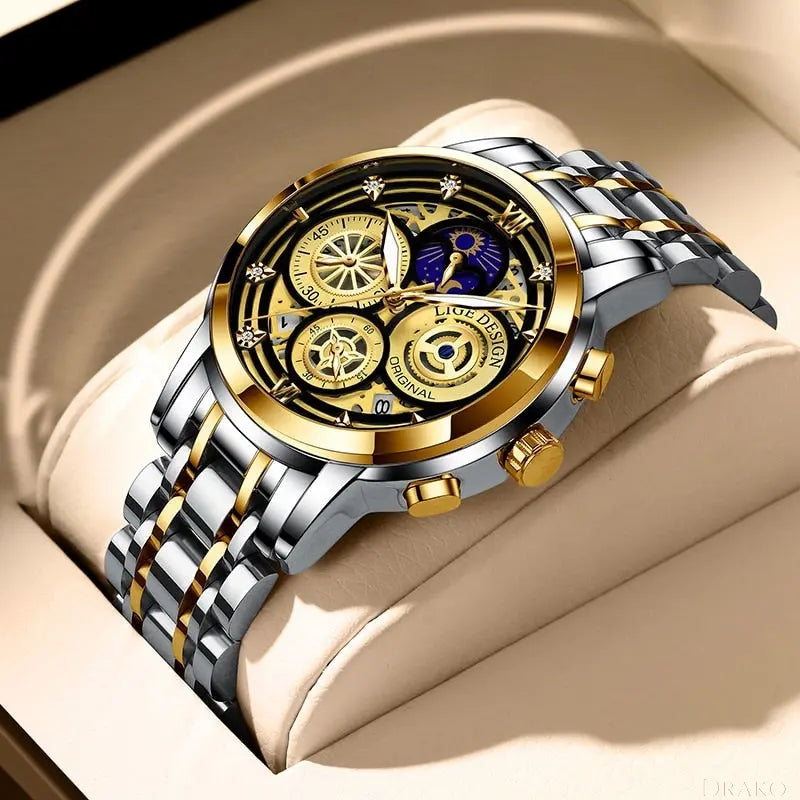 LIGE - New Balance Drako Watches Men's Watches