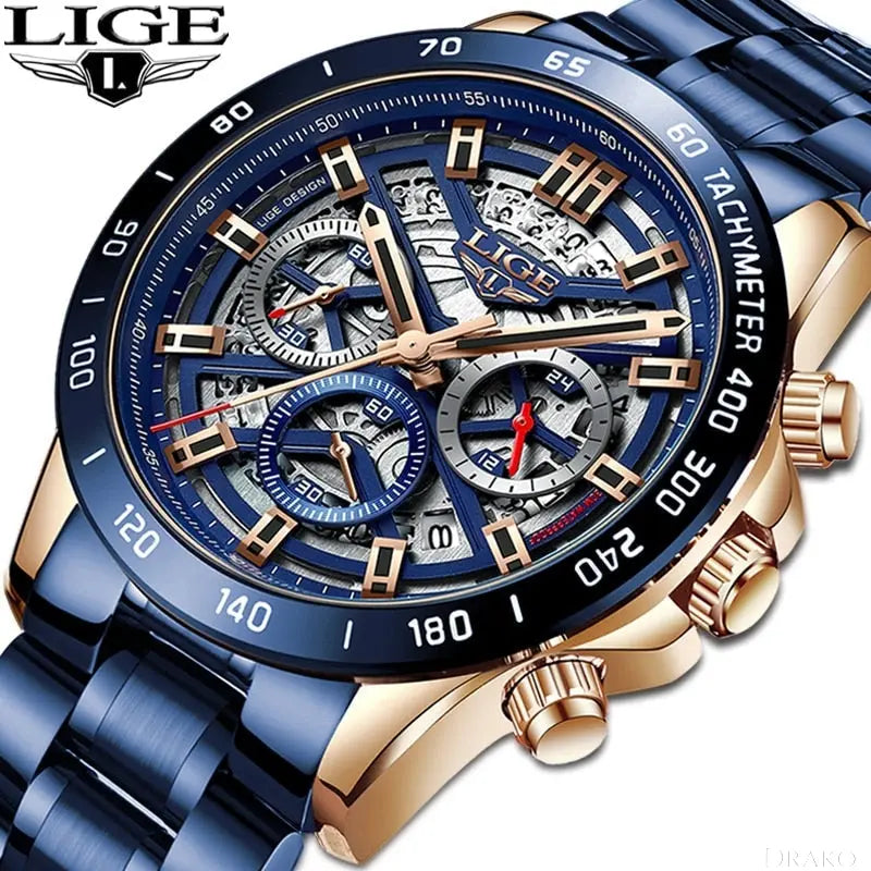 LIGE - Oceanic Sports Drako Watches Men's Watches