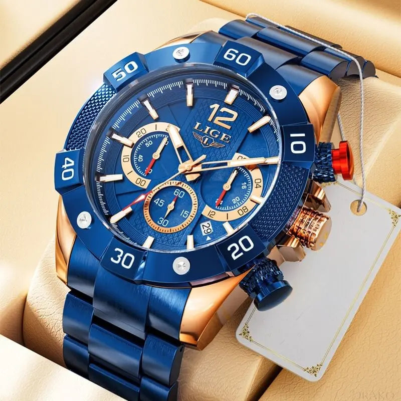 LIGE - Rock  Drako Watches Men's Watches