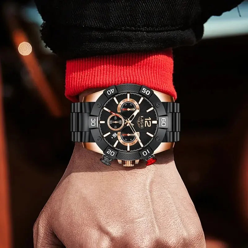 LIGE - Rock  Drako Watches Men's Watches