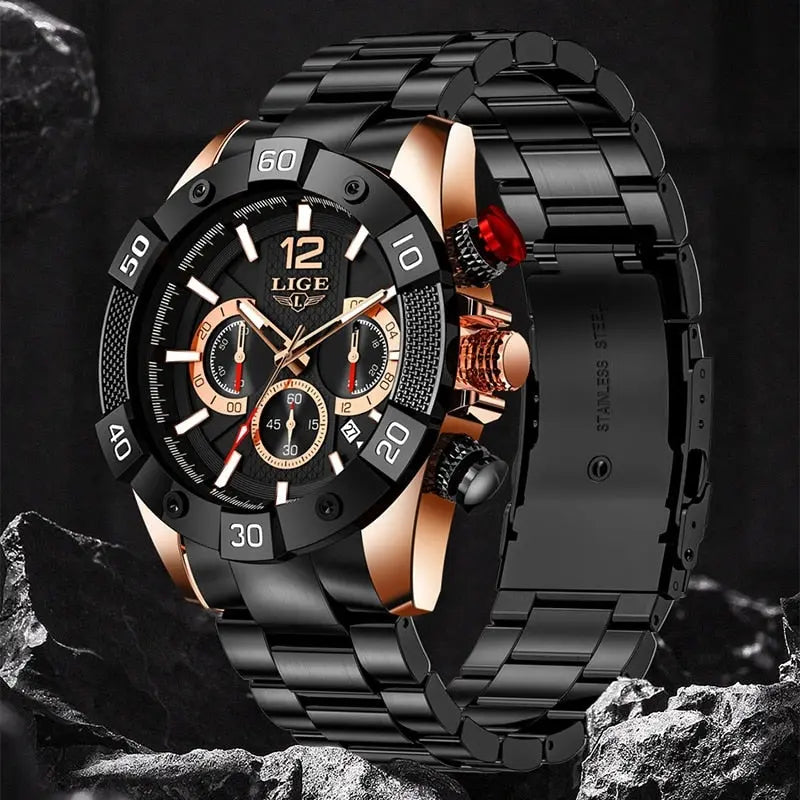 LIGE - Rock  Drako Watches Men's Watches