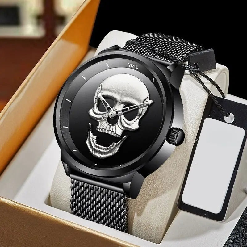 LIGE - Skull  Drako Watches Men's Watches
