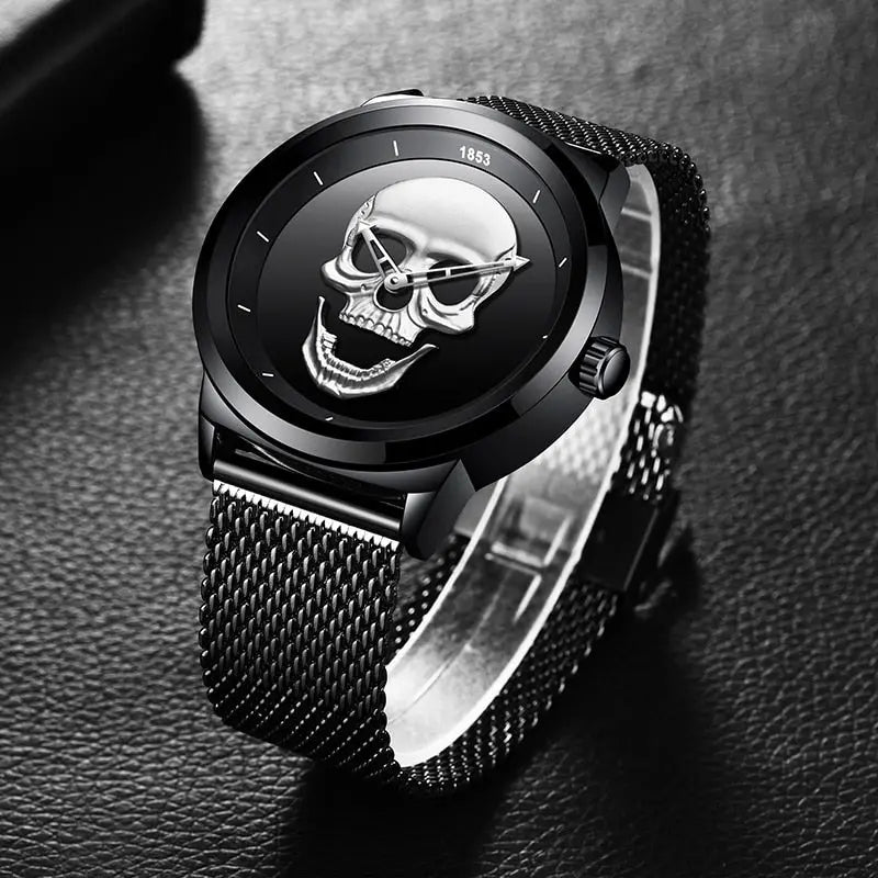 LIGE - Skull  Drako Watches Men's Watches