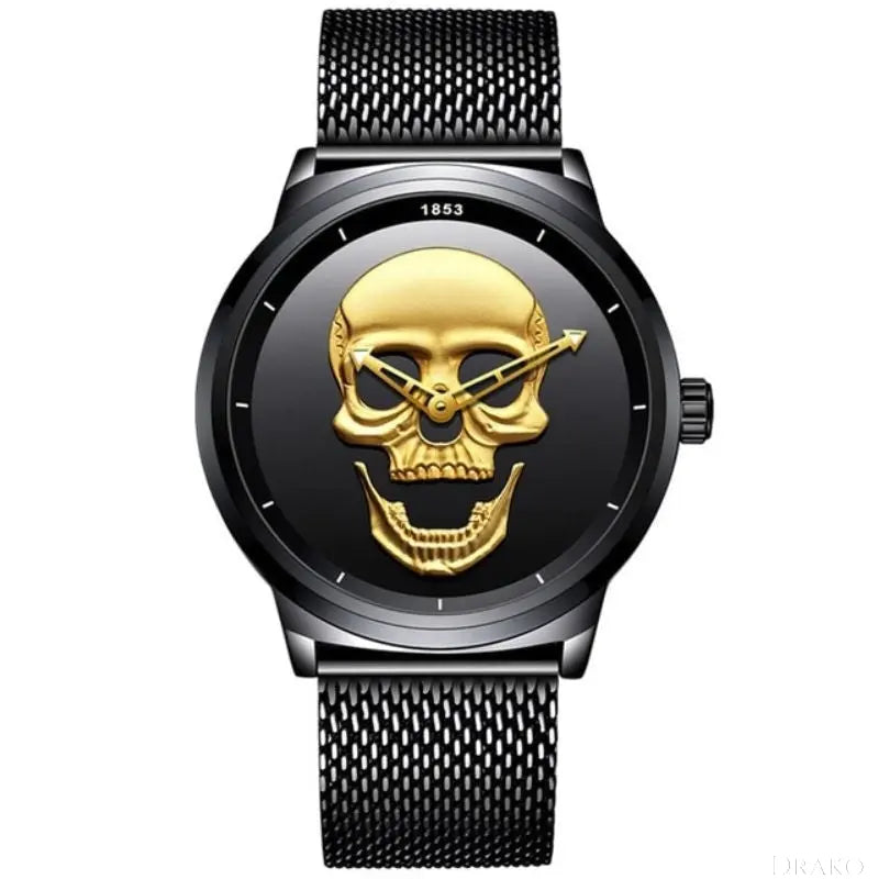 LIGE - Skull  Drako Watches Men's Watches