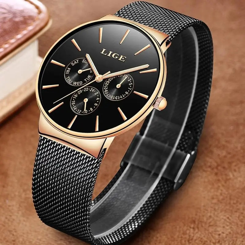 LIGE - Sleek  Drako Watches Women's Watches