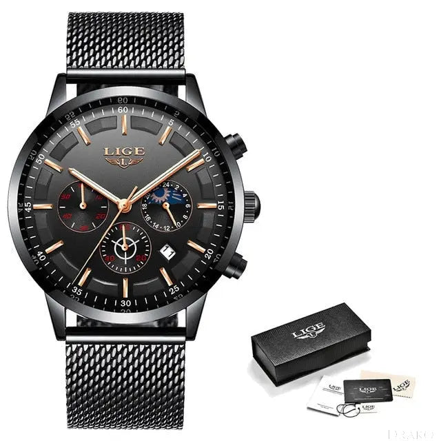 LIGE - Slim  Drako Watches Men's Watches
