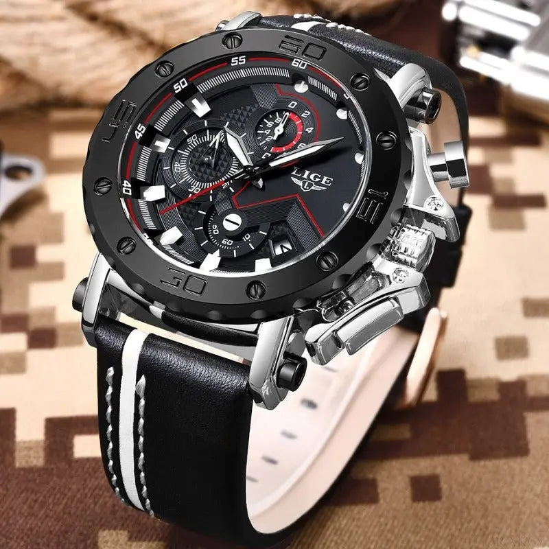 LIGE - Sport Steel  Drako Watches Men's Watches