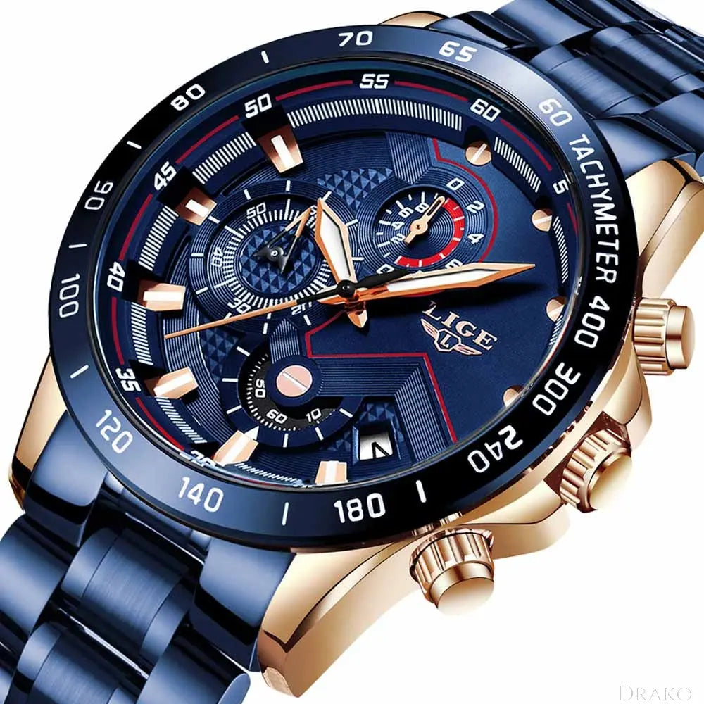 LIGE - Sports Watch Drako Watches Men's Watches