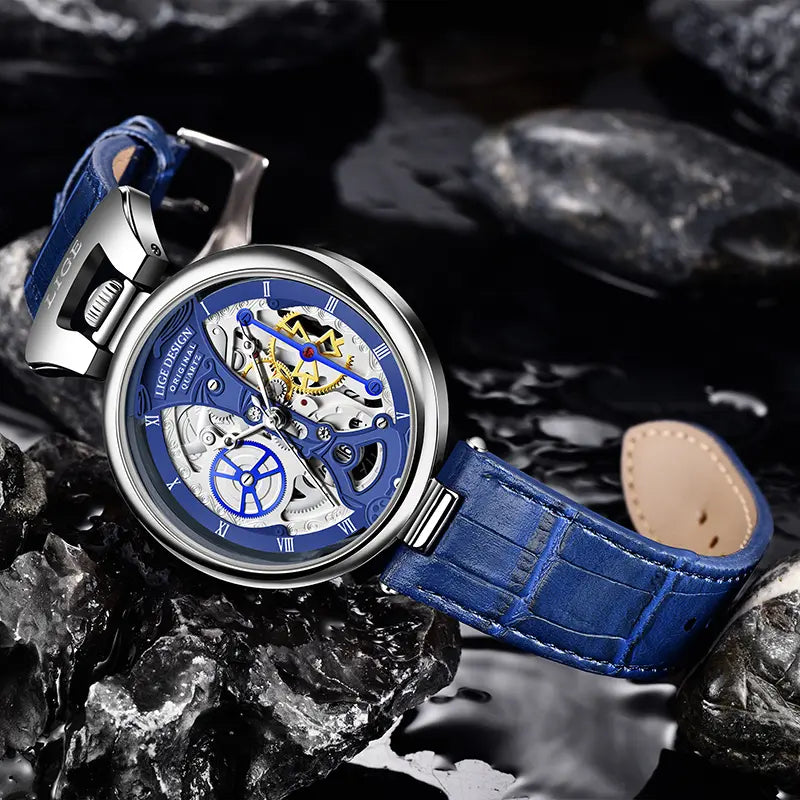 LIGE - Steam  Drako Watches Men's Watches