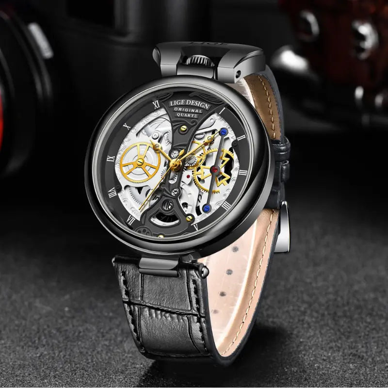 LIGE - Steam  Drako Watches Men's Watches