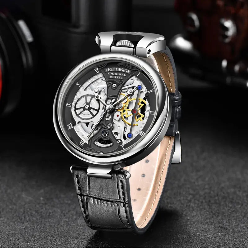 LIGE - Steam  Drako Watches Men's Watches
