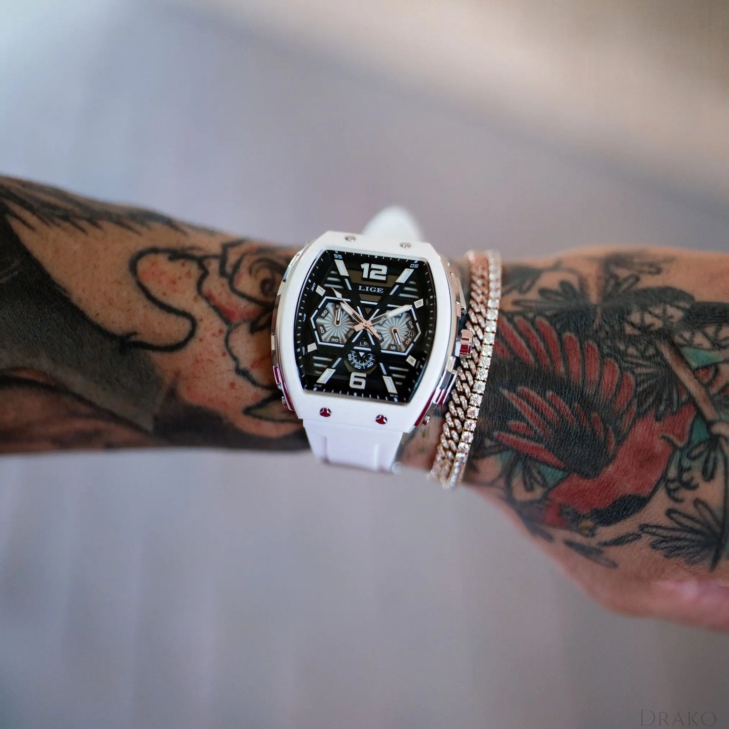 LIGE - Striker  Drako Watches Men's Watches