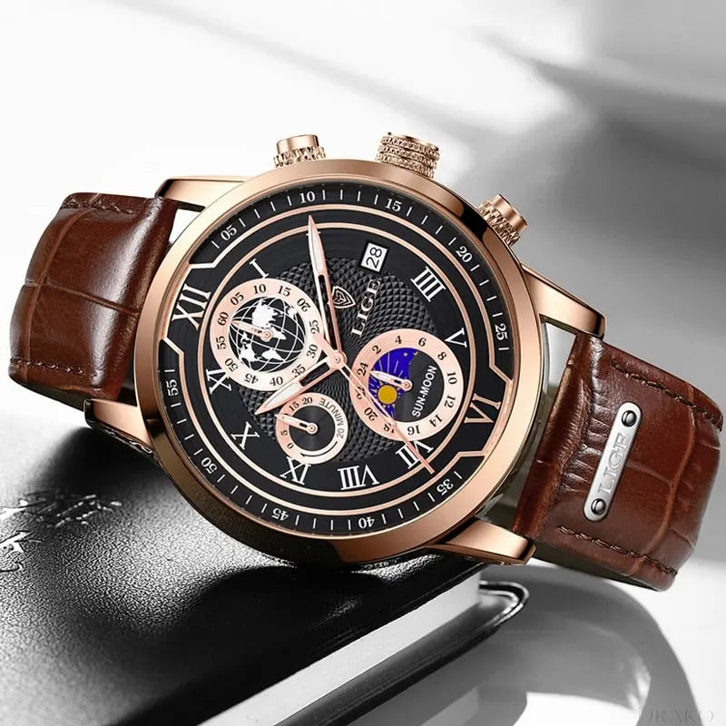 LIGE - Superior Drako Watches Men's Watches