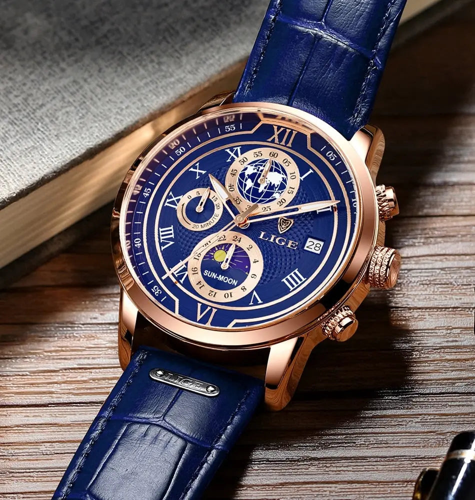 LIGE - Superior Drako Watches Men's Watches