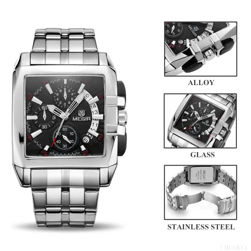 MEGA® - Sports  Drako Watches Men's Watches