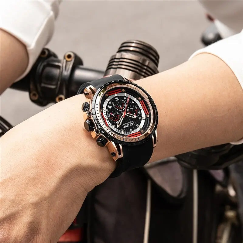 MEGIA - Carbon  Drako Watches Men's Watches