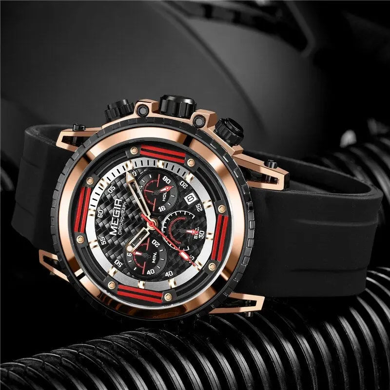 MEGIA - Carbon  Drako Watches Men's Watches